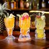 Tiki Glass Cups Tiki Mugs Cocktail Glasses Cup Creative Hawaiian Cocktail Cups Funny Cup Beer Beverage Glass Bar Accessories