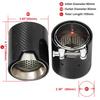 2pcs/lot For BMW 2 Series F22 F23 M235i M240i F20 F21 M135i M140i M Performance Carbon Fiber Car Exhaust Tip ID60mm Muffler Tip