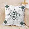 Retro Design Cushion Cover Silky Short Plush Sofa Pillow Cover Hidden Zipper Soft Dustproof Case for Home Decor