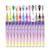 Pack of 12 Quick Dry Nail Art Pens for Professional Salon Use and DIY Home Manicure