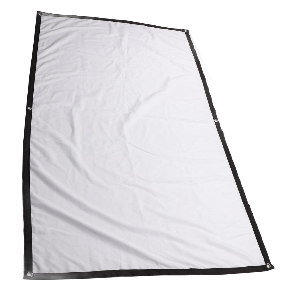 Projector Screen 72 Inch HD Wrinkle Free Foldable Portable Projection Movie Screen with Hook for Home Conference