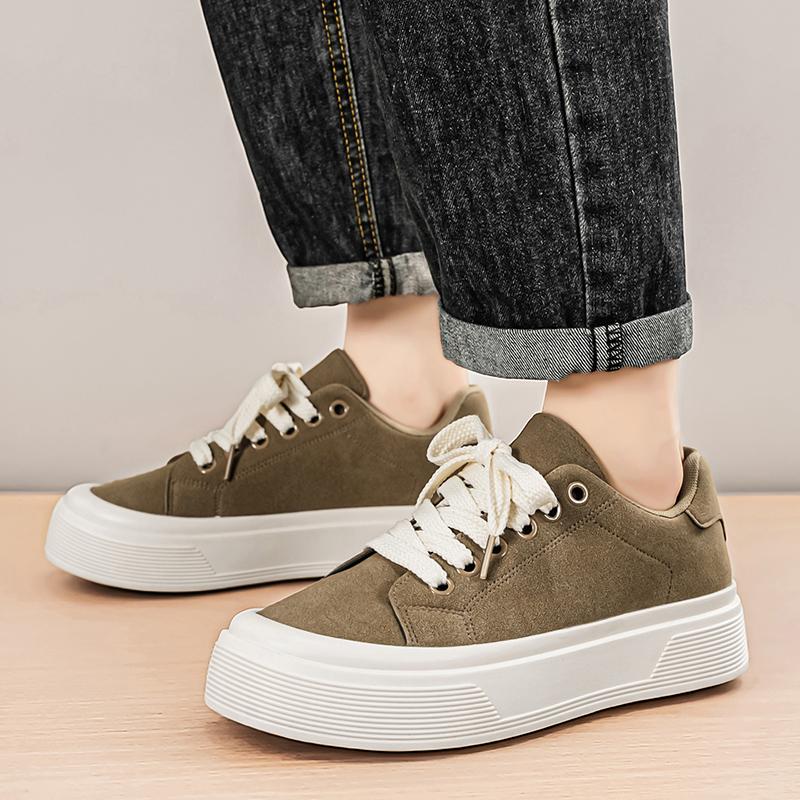 Men's casual shoes, fashiable sports shoes, classic and stylish low-top lace-up shoes, lightweight, comfortable and breathable