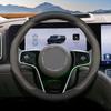 For AITO M9 2026 M7 M8 Anti-slip Leather Car Steering Wheel Cover Interior Accessories Breathable Handle Decor Covers