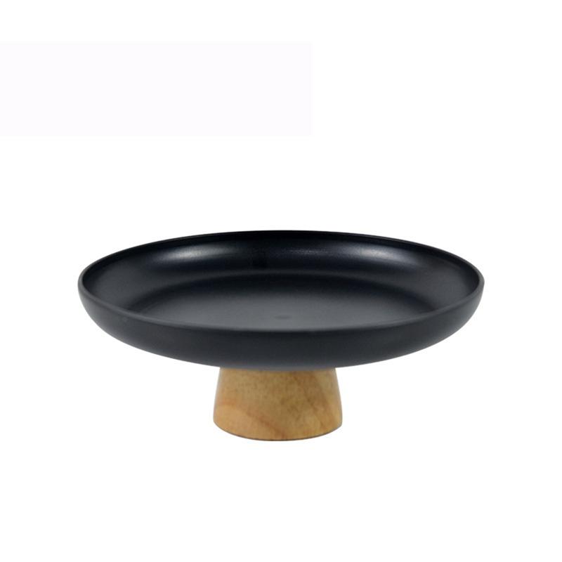 Fruchtbrot Nuss Halter Hoher Ständer Platte Desktop Deko Solider Runder Ständer Tablett Kuchen Dessert