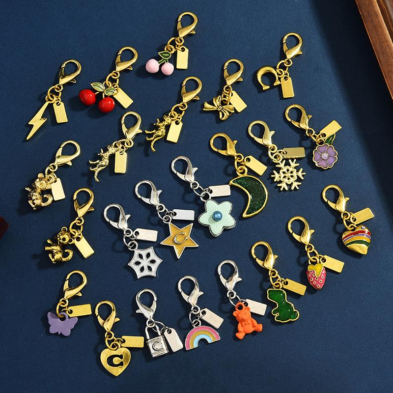 Exquisite Cherry Butterfly Keychains For Women Bag Pendant Car Keyring Creative  Backpack Decoration Accessories Gifts