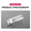 Car Mini USB Plug LED Night Light Touch Control Dimmable Ambient Lights Decorative Atmosphere Lamps for Car Interior Lighting Dome Lights 6
