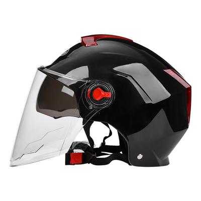 Foreign Trade Exclusive 335 Summer ABS Half Helmet for Adult Electric Vehicle Motorcycle Safety with Dual-Lens