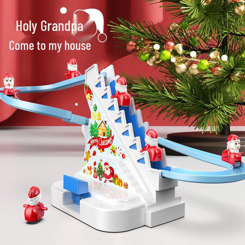 

Рождественская игрушка-трек-горка для раннего развития - Детский электрический развивающий подарок Standard