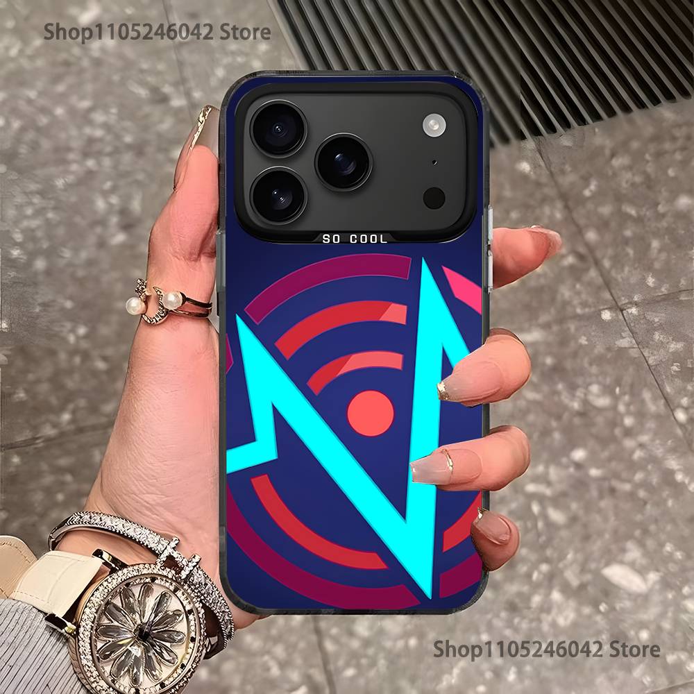 Hazbin Vox H-HotelS Доверьте нам Черный Конфетный Матовый Чехол для iPhone 17,16,15,14,13,12,11,Mini,Pro,E,SE4,XS,MAX iPhone17