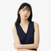 [lacoste] Women's V-Neck Sleeveless Pleated Dress EF8849-56G166