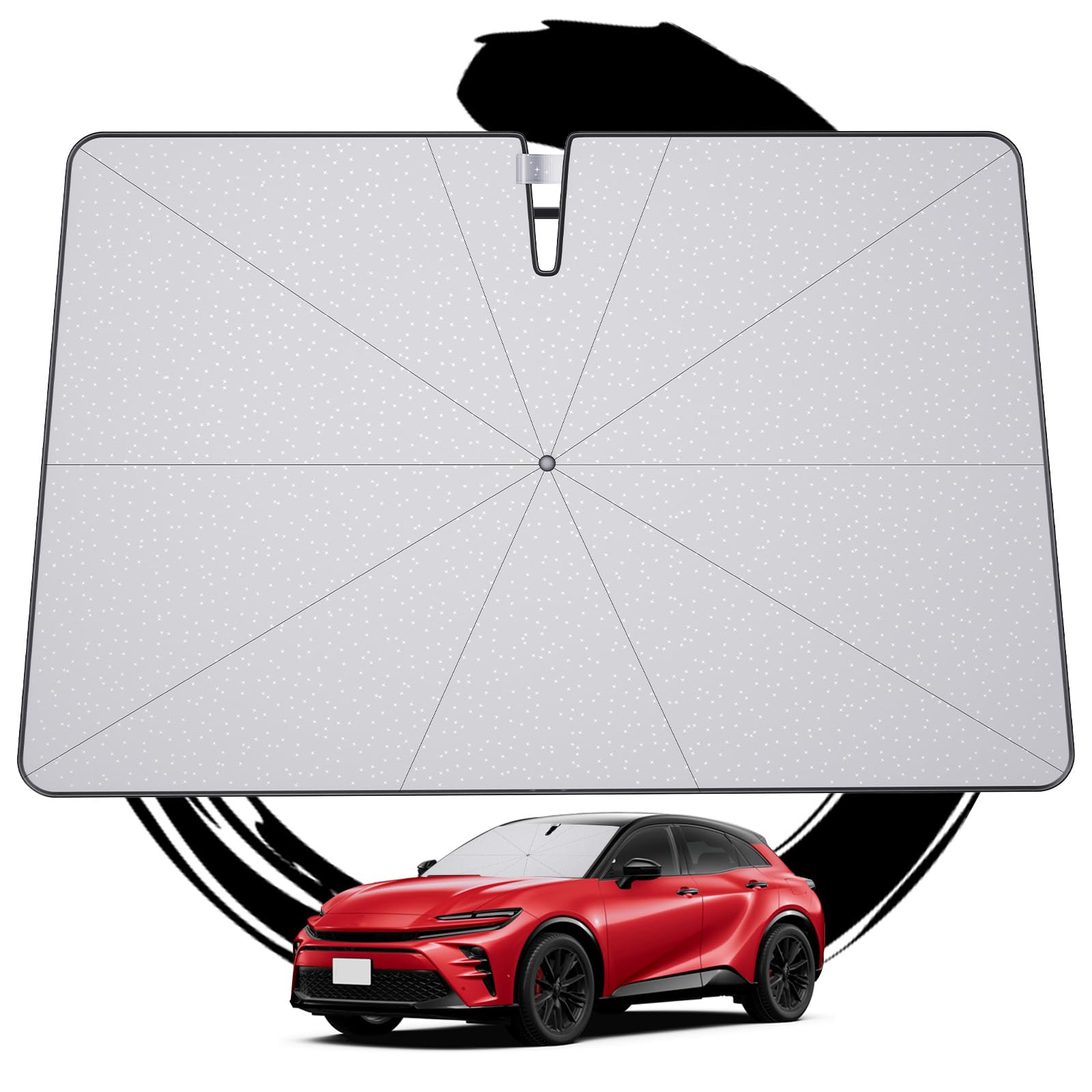 

ruiya Автомобильный солнцезащитный козырек для Новой Toyota Crown Sport Crown Sport Солнцезащитный зонт Специальный солнцезащитный козырек на лобовое стекло Crown Sport Солнцезащитный козырек Сгибаемая центральная штанга 10