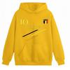 Kids' Hoodie - NPZ - Belgium Inspired Football - Yellow - 60% Cotton/40% Polyester - Sizes 3/4-12/14 Years
