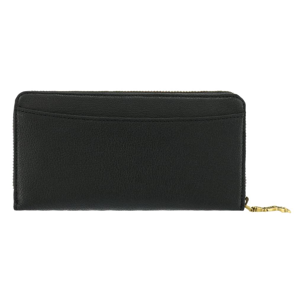 Portofel lung cu fermoar rotund din piele naturală, fluture mare 316080, fluture din piele de capră, bordeaux [ANNA SUI] Pentru femei [96]