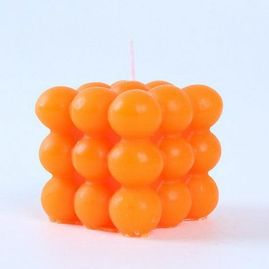 Rubik's Cube Style Scented Candle - High-End Home Decor & Photo Prop