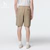 HAZZYS Men's PHIZ Sporty Casual Buckle Belt Woven Shorts