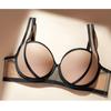 TERMEZY Sexy französisches Damen-Unterwäsche-Set, Push-up-BH und Höschen-Sets, bequemer Büstenhalter, verstellbare Träger, gerafftes Dessous-Set