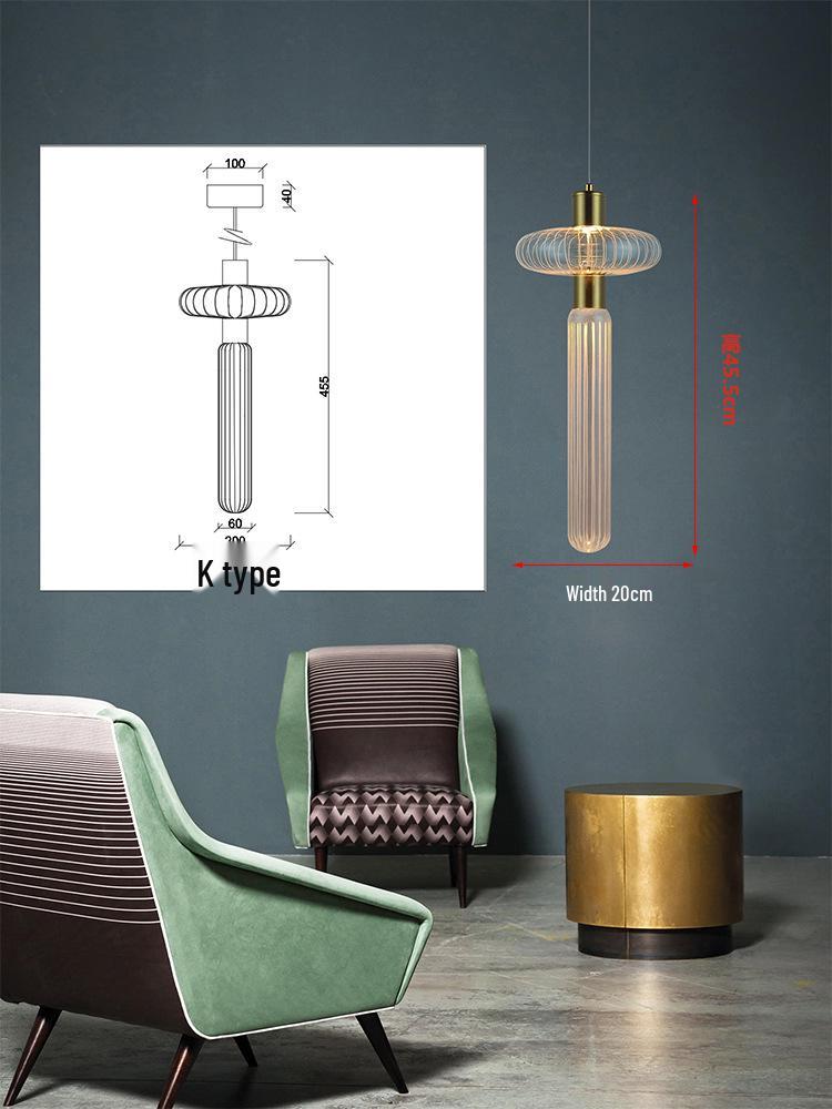 Nordic Modern Luxury Glass Chandelier for Living Room, Staircase, Restaurant, or Hotel