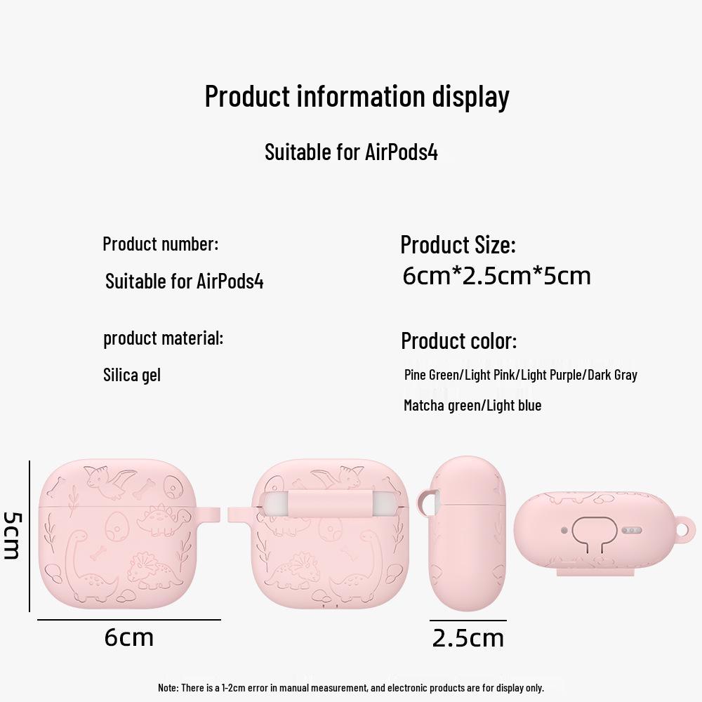 4th Gen AirPods Protective Silicone Case - Solid Color, Cute, Soft Shell for AirPods Pro 3