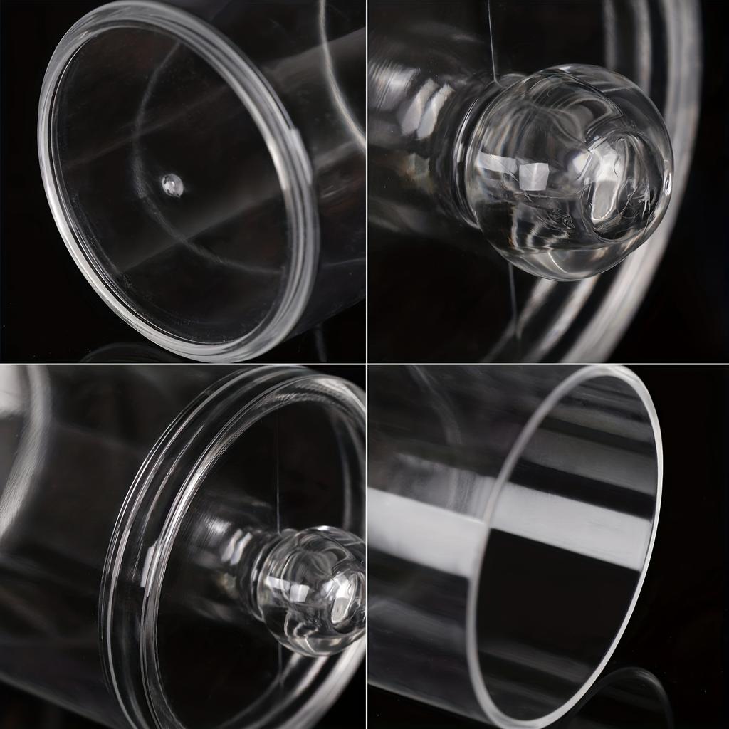 2pcs Transparent Plastic Medicine Can Set, Makeup Storage Box Cotton Balls, Cotton Swabs, Cotton Pads Storage