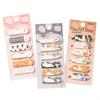 [Kawaii Stationery Supplies] Cute Cartoon Cat Shape Sticky Notes Mini Sticky Notes Set for Office, School, Journaling - Unique Bookmark Index Tabs