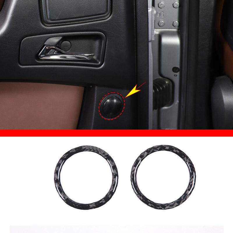 Soft carbon For Mercedes Benz G class W463 2013-18 Car Air Outlet Door Handle Trim sticker Inner & Outer Decoration Accessories