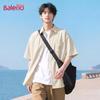 Baleno Men's 2026 Washed Short-Sleeve Casual Shirt