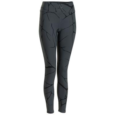 Breath Long Tights, schwarze Damen Leggings