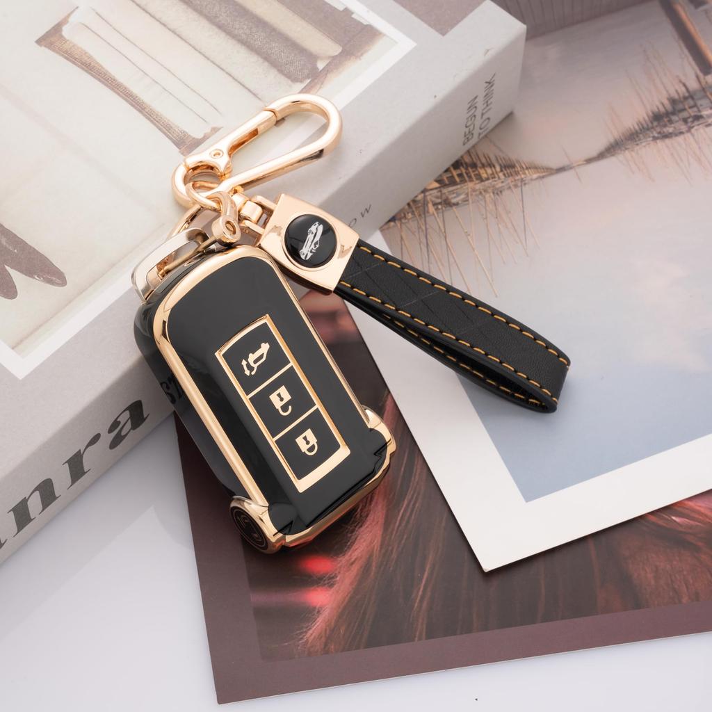 [Unhoke] Delica D:5 Key Case, Compatible with Mitsubishi, Smart Key Cover, Outlander PHV, Eclipse
