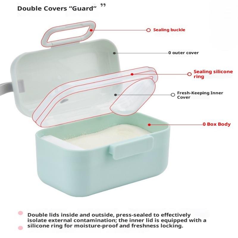 Baby Milk Powder Box Out Large Capacity Milk Powder Storage Box Baby Portable Portable Milk Powder Boxes Of Various Styles
