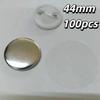 Ready Stock 25/32/44/58mm Metal Back Button Badges Blank Iron Plate Button Badges 100Pcs Canned Iron Badges Consumable Material
