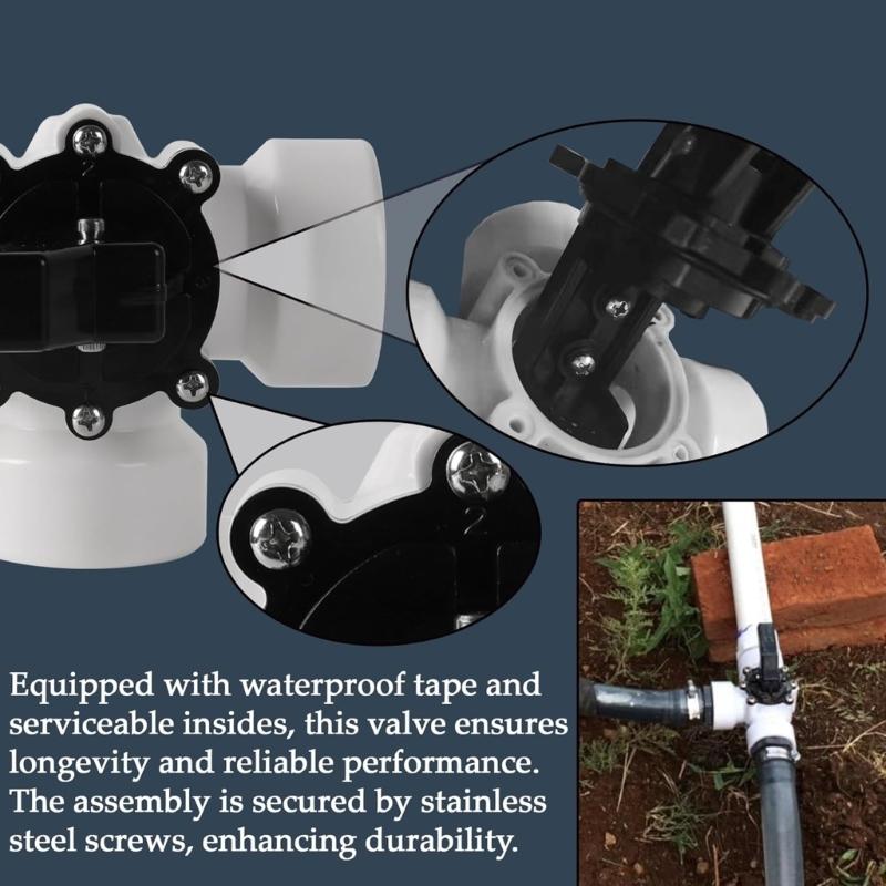 Effective Pool Water Circulations Valves Replacement Valves 3 Way Pool Valves Pool Diverter Valves for Pools and Spas