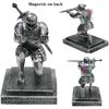 Knight Pen Holder Magnetic Cool Desk Accessories and Organizers Executive Soldier Knight Pen Holder Nice Christmas Gift for Boyfriend Husband Dad Son