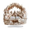 Jesus Ornament Supplies Scene Layout Lightweight with Holder Stand 2D Acrylic Sign for Mantel Decor Centerpiece Easter Holiday
