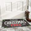 1pc Christmas Snowmen Doormat Decor , Holiday Indoor and Outdoor Rear Front Door Welcome Mat Winter Door Mat.