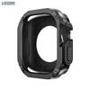 2 In 1 Case for Apple Watch Series 8 7 6 5 4 SE Ultra2 41mm 45mm 40mm For Apple Watch Case 44mm 49mm TPU + PC Shockproof Protector Bumper for Iwatch