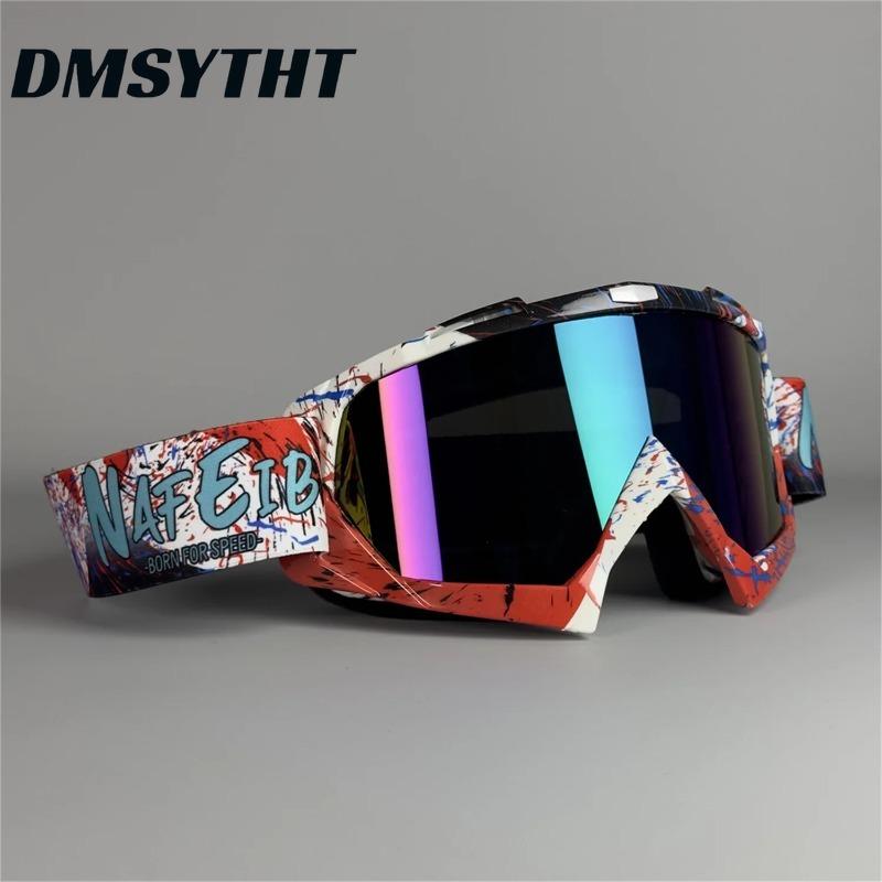 Non-polarized Motorcycle Goggles for Men Women Motocross Glasses Safety Protective Night Vision Helmet Goggles Vintage Driving Eyeglasses