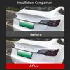 Metal Car Front Hood Rear Trunk Badge Sticker Decoration for Tesla Model 3 S X Y Roadster Auto Emblem Exterior Decal Accessories