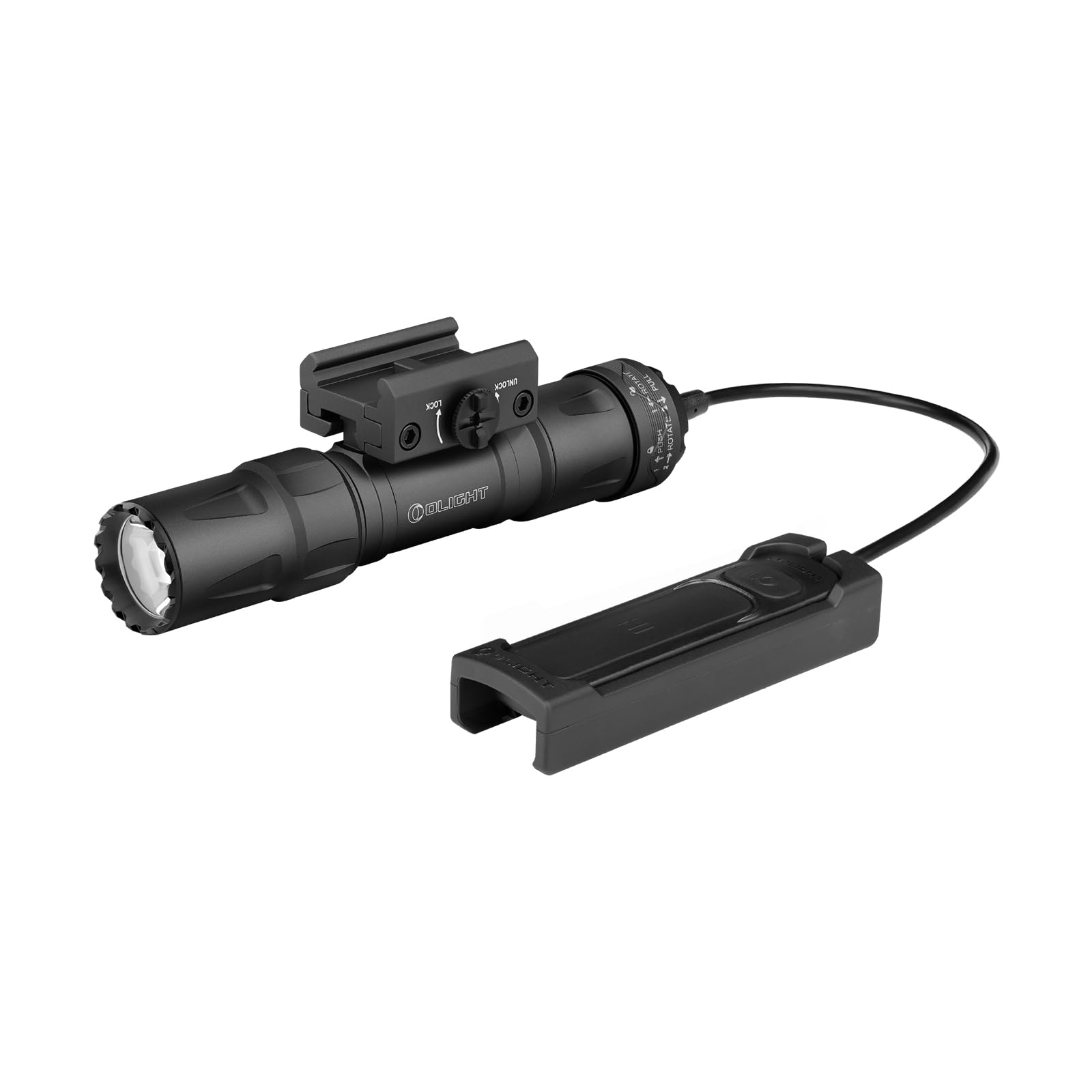 

OLIGHT ODIN S Тактический светодиодный фонарь 1500 люмен Магнитный винтовой замок Мощный стробоскоп Пульт дистанционного управления Водонепроницаемость IPX8 Фонарик с дистанционным управлением, Свет, Фонарик, Люмены, чёрный