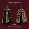 Autumn and winter new thickened double-sided thousand bird grid versatile warm scarf atmosphere student department simple grid