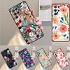 Tropical Flowers Print TPU Phone Case For Samsung Galaxy Note 10 Pro S26 S25 S24 S23 S22 Ultra Plus S21 FE S20 Shockproof Cover