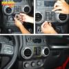 BAWA Car Windows Switch Button Panel Decoration Cover Stickers Frame Trim Accessories For Jeep Wrangler JK