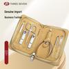 777 Carbon Steel Nail Clipper Grooming Kit - 8 Piece Set