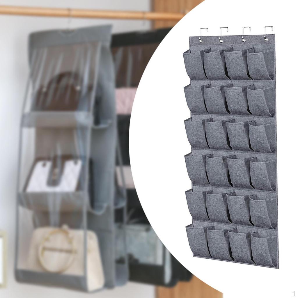 Hanging Organizer for Footwear and Essentials with 24 Pockets Children Laundry
