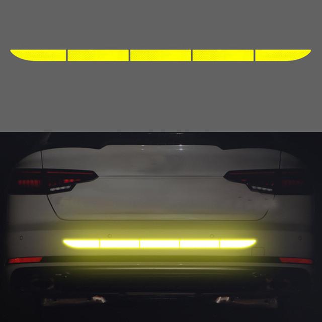 

Luminous Reflective Car Trunk Sticker: Rear Warning & Anti-Collision Strip S02