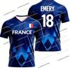 2026 New French Men's Traditional Football Jersey Mbappe Special Edition Football Jersey Kids Special Football Jersey Kit