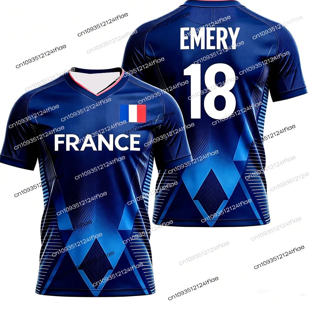 2026 New French Men's Traditional Football Jersey Mbappe Special Edition Football Jersey Kids Special Football Jersey Kit
