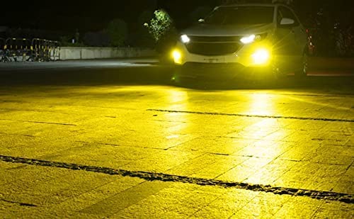 BLUESEATEC H8 H11 H16 LED Fog Lamp Yellow Explosive Light