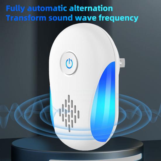 Ultrasonic Pest Repeller 360 Degree Protection Energy Saving Silent Mode Indoor Mice Pest Repeller Insect Control Device