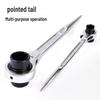 Deli Pointed Tail Dual-Head Ratchet Wrench