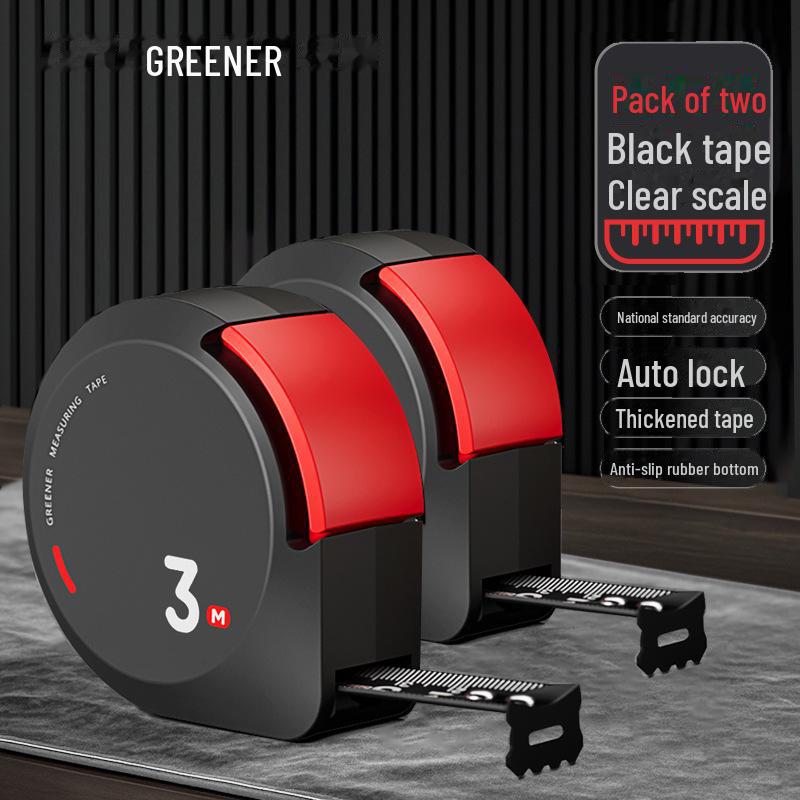 Bandă de măsurare de înaltă precizie rezistentă la uzură Green Forest - 3m/5m Mini, design anti-tăiere